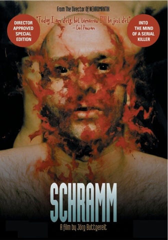 SCHRAMM Movie Poster Horror Gore Serial Killer Nekromantik vhs Rare