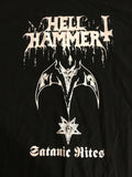HELLHAMMER "Satanic Rites" T-shirt size XL Death Metal Celtic Frost Black Metal