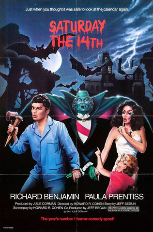 Saturday the 14th 1981 Farce/Horror Classic Movie POSTER