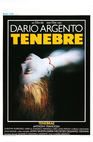 TENEBRE movie Poster 1982 Dario Argento