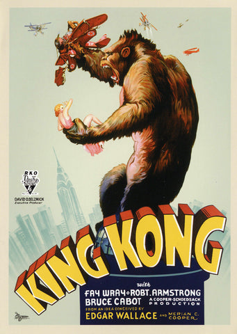 KING KONG Movie Poster 1933  RARE Print