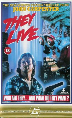 THEY LIVE Movie Poster 1988 John Carpenter Rowdy Roddy Piper