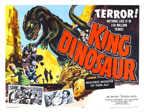 King Dinosaur Movie POSTER (1955) Fantasy/Horror