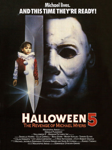 Halloween 5: The Revenge of Michael Myers 1989 Slasher / Horror Movie POSTER