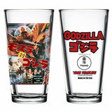 Godzilla vs The Thing 1964 Movie Poster Toon Tumbler Pint Glass BRAND NEW