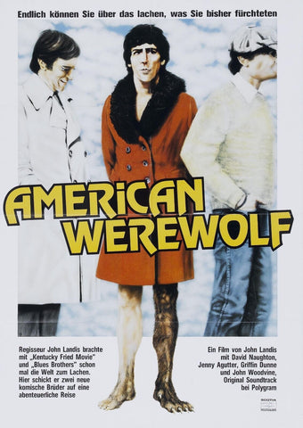 An American Werewolf in London 1981 Fantasy / Horror (German) Movie POSTER