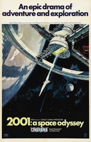 2001 A SPACE ODYSSEY Movie Poster Sci Fi