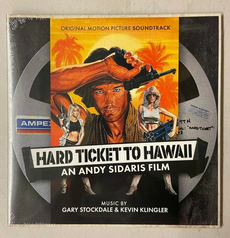 Hard Ticket To Hawaii Movie Soundtrack LP Mondo Variant Orange Yellow Vinyl #'ed