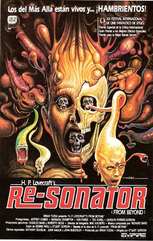 FROM BEYOND aka RE-SONANTOR Movie Poster Horror HP LOVECRAFT Stuart Gordon