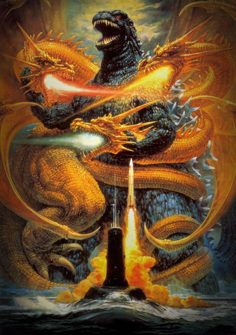 Godzilla vs. King Ghidorah Movie POSTER (1991)