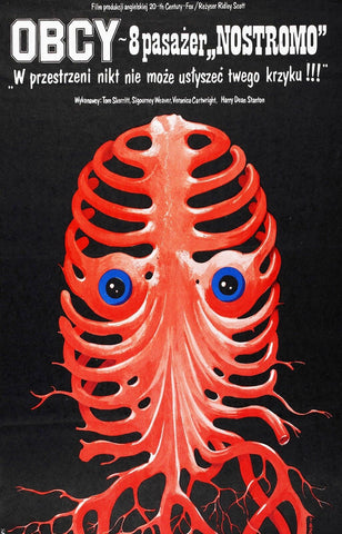 ALIEN Movie Poster Sci Fi Horror Predator Czech Polish Rare Art