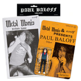 Super7 ReAction Paul Baloff Figure MOC Exodus Singer Metal Mania Fanzine Bundle