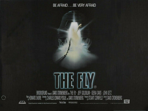 THE FLY Movie Poster 1986 Jeff Goldblum David Cronenberg