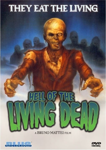 HELL OF THE LIVING DEAD Movie Poster Horror Zombies walking Bruno Mattei 