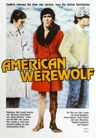 AN AMERICAN WEREWOLF IN LONDON Movie POSTER Rare