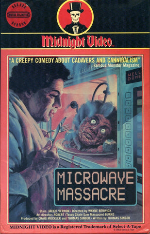 Microwave Massacre 1983 Slasher / Horror Movie POSTER