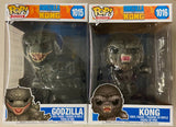 Funko Pop Godzilla vs King Kong 10" GODZILLA #1015 & KONG #1016 Figures NIB