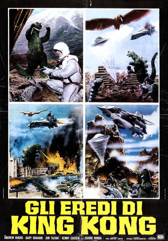 Destroy All Monsters Movie POSTER (1968) Fantasy/Cult