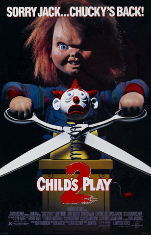 CHILD'S PLAY 2 (1990) Movie Poster Horror Chucky 