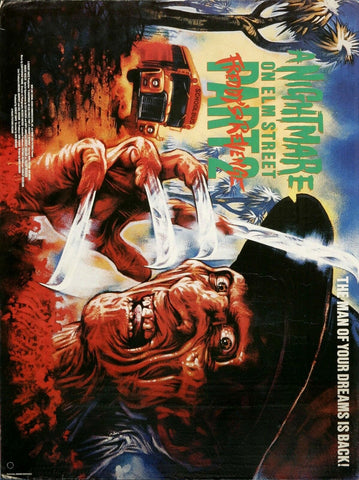 A NIGHTMARE ON ELM STREET 2 FREDDYS REVENGE Movie Poster Horror Freddy Kruger 