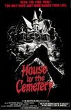 HOUSE BY THE CEMETERY Movie Poster Horror Gore Lucio Fulci 