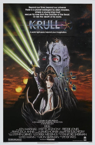 Krull Movie POSTER (1983) Fantasy / Sci-fi