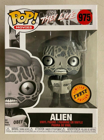 Funko Pop Movies : They Live Alien #975 MIB Chase Twist Limited Edition Variant