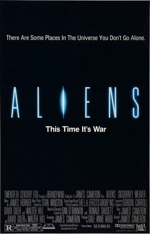 ALIENS Movie Poster Sci Fi Horror Predator