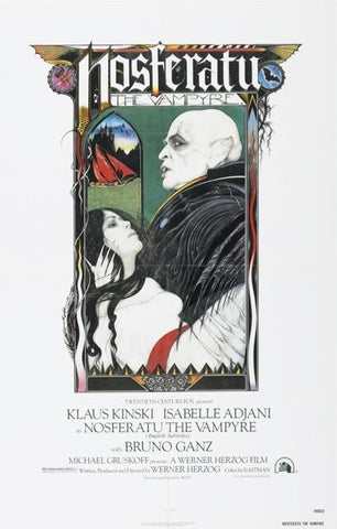 NOSFERATU Movie Poster Klaus Kinski Vampire Vampyre Horror