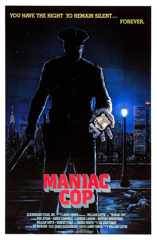 Maniac Cop 1988 Slasher / Thriller Movie POSTER