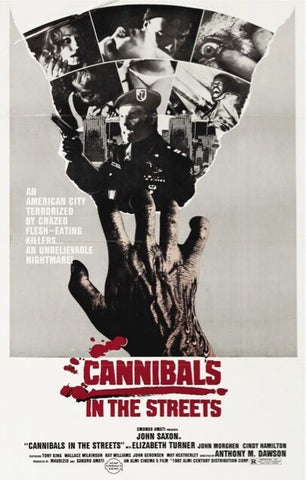 CANNIBAL APOCALYPSE aka CANNIBALS IN THE STREETS Movie Poster Horror HolocaustÂ†