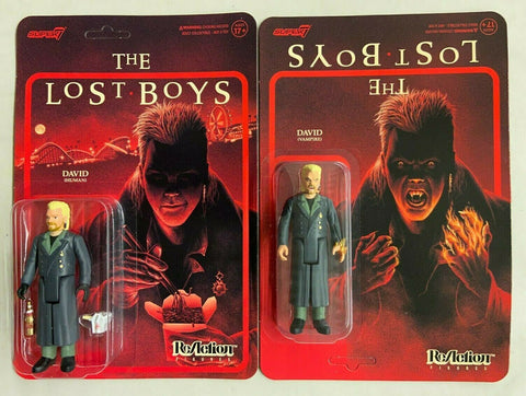 Super7 ReAction 3.75" Figure : The Lost Boys Movie : David Human & Vampire MOC