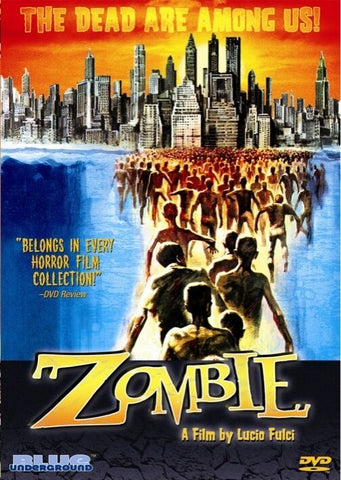 ZOMBIE aka Zombi 2 Movie Poster Horror Cult Dawn of the Dead Lucio Fulci