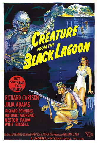 THE CREATURE FROM THE BLACK LAGOON Movie Poster