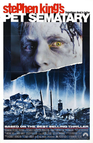 Pet Sematary Movie POSTER (1989)  Horror Movie