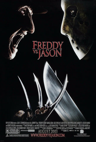 FREDDY VS JASON Movie Poster Horror Nightmare on Elm Street Friday the 13th