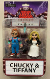 NECA Toony Terrors : Child's Play Bride of : Chucky & Tiffany 2 Pack Figure Set