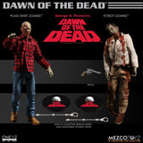Mezco One:12 Collective DAWN OF THE DEAD Flyboy & Plaid Shirt Zombies Figures