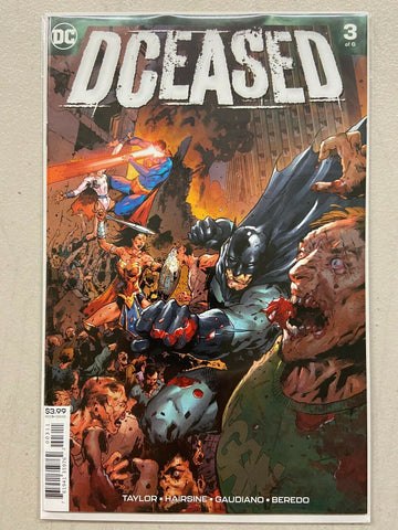DCEASED #3 Main Cover Comic Book Batman Superman Wonder Woman New Unread Bagged