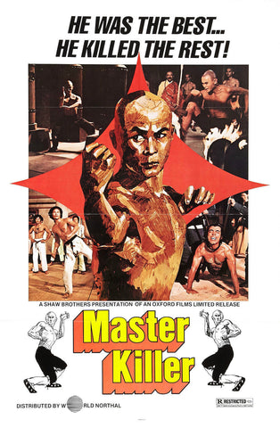 36th CHAMBER OF SHAOLIN aka MASTER KILLER Movie Poster RARE Kung-Fu Shaolin