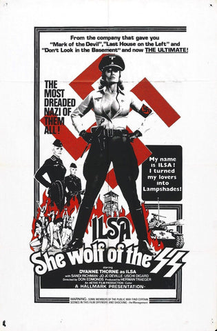 ILSA SHE-WOLF OF THE SS Movie Poster RARE Exploitation Grindhouse