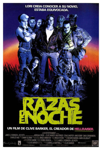 NIGHT BREED Movie Poster Clive Barker David Cronenberg