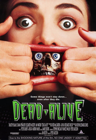 DEAD ALIVE aka BRAIN DEAD BRAINDEAD Movie Poster 1992 Horror