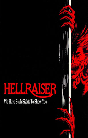 HELLRAISER Movie Poster Horror Pinhead Cenobite Clive Barker